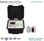 Portable Doppler Ultrasonic Flow Meter With Two Transducers